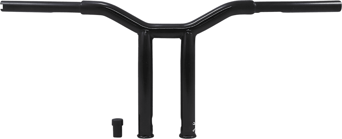 BURLY BRAND 0601-5697 Dominator Handlebar - Raked - 10" - Black
