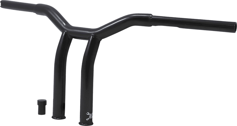 BURLY BRAND 0601-5697 Dominator Handlebar - Raked - 10" - Black — image 2 of 2