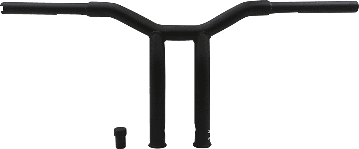 BURLY BRAND 0601-5698 Dominator Handlebar - Raked - 10" - Matte Black