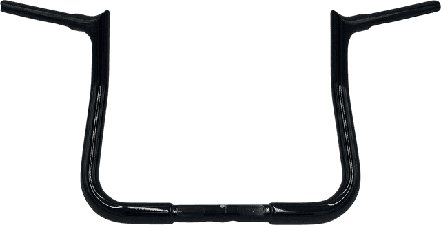 FAT BAGGERS INC. 0601-5739 1-1/4" EZ Install Pointed Top Handlebar - Reduced Reach - 11" - Black — image 1 of 5