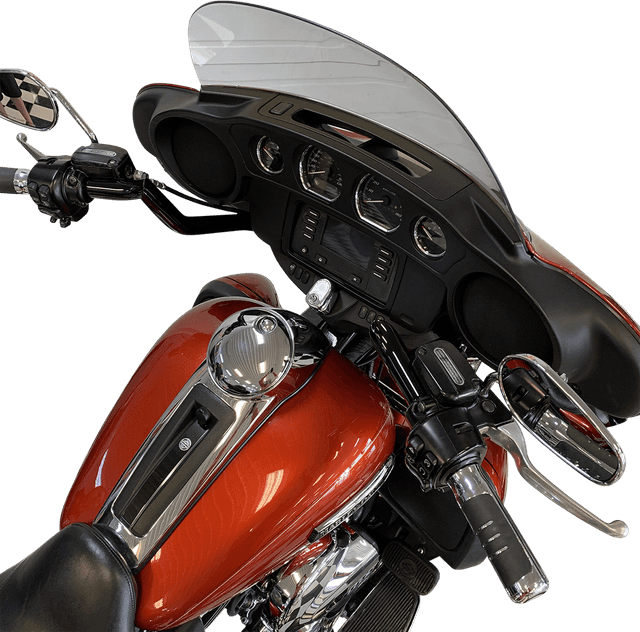 FAT BAGGERS INC. 0601-5739 1-1/4" EZ Install Pointed Top Handlebar - Reduced Reach - 11" - Black — image 5 of 5