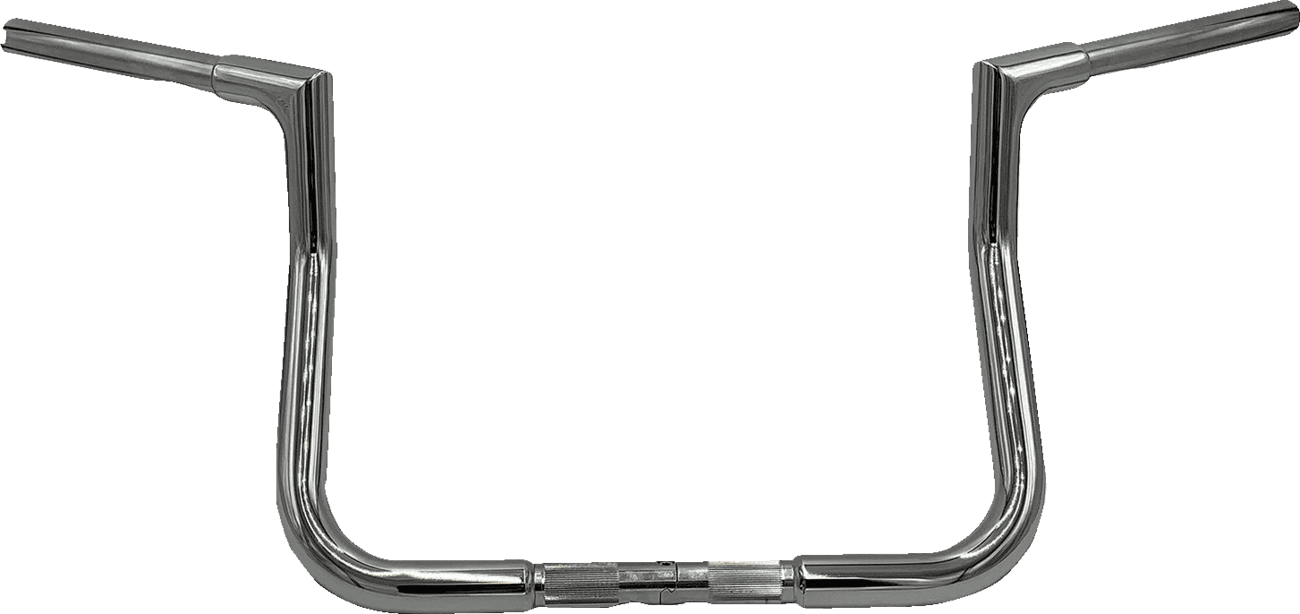 FAT BAGGERS INC. 0601-5740 1-1/4" EZ Install Flat Top Handlebar - Reduced Reach - 11" - Chrome
