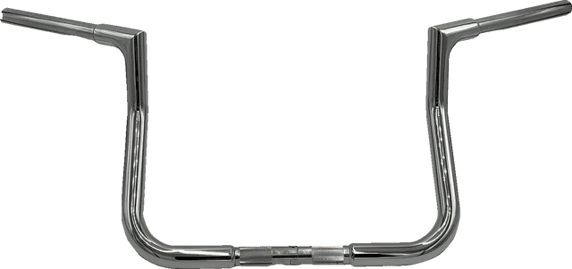FAT BAGGERS INC. 0601-5740 1-1/4" EZ Install Flat Top Handlebar - Reduced Reach - 11" - Chrome — image 1 of 2