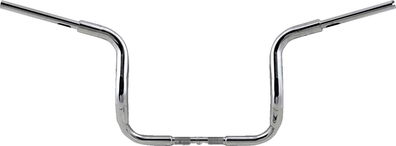 FAT BAGGERS INC. 0601-5765 1-1/2" EZ Install Rounded Top Handlebar - 12" - Chrome
