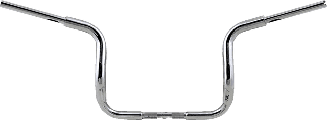 FAT BAGGERS INC. 0601-5765 1-1/2" EZ Install Rounded Top Handlebar - 12" - Chrome