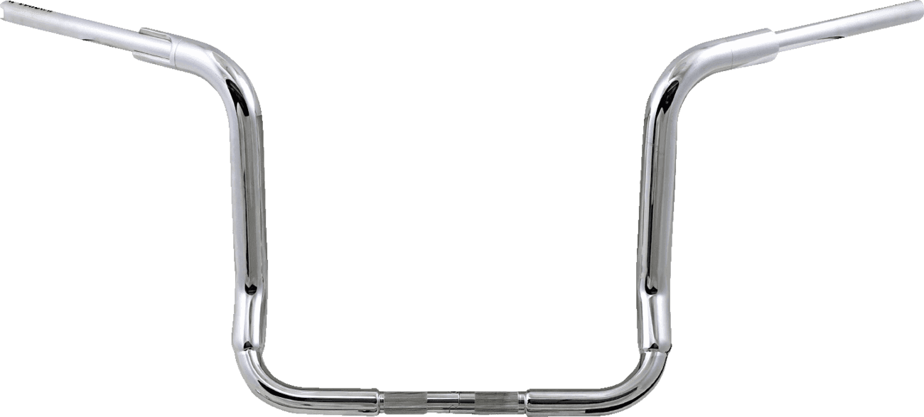 FAT BAGGERS INC. 0601-5766 1-1/2" EZ Install Rounded Top Handlebar - 14" - Chrome