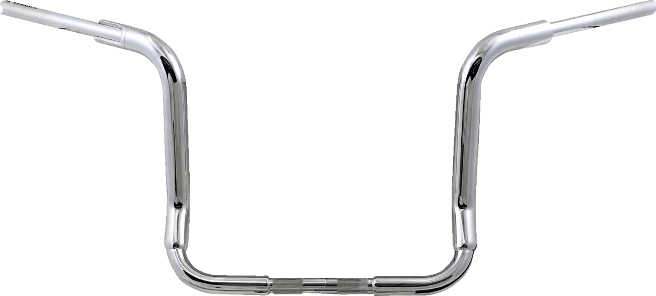 FAT BAGGERS INC. 0601-5766 1-1/2" EZ Install Rounded Top Handlebar - 14" - Chrome