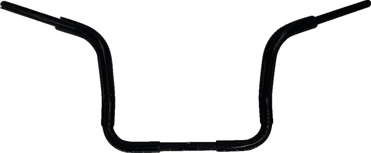 FAT BAGGERS INC. 0601-5768 1-1/2" EZ Install Rounded Top Handlebar - 12" - Black
