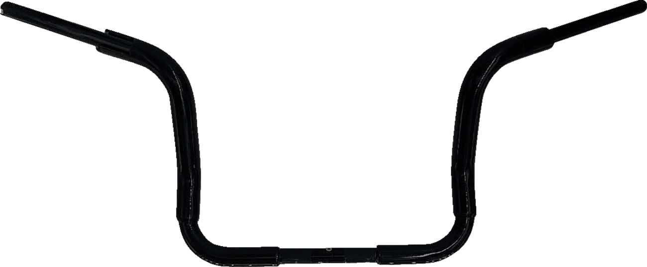 FAT BAGGERS INC. 0601-5768 1-1/2" EZ Install Rounded Top Handlebar - 12" - Black