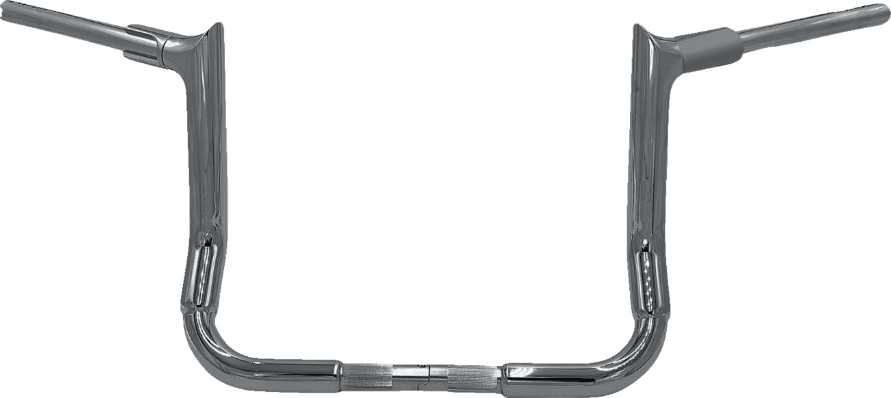 FAT BAGGERS INC. 0601-5771 1-1/2" EZ Install Pointed Top Handlebar - 12" - Chrome