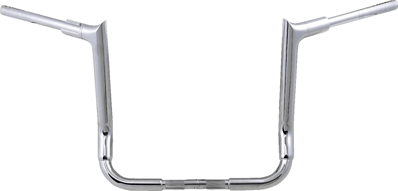 FAT BAGGERS INC. 0601-5772 1-1/2" EZ Install Pointed Top Handlebar - 14" - Chrome
