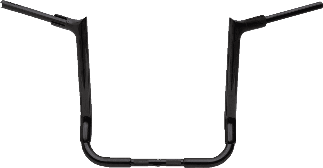 FAT BAGGERS INC. 0601-5776 1-1/2" EZ Install Pointed Top Handlebar - 16" - Black