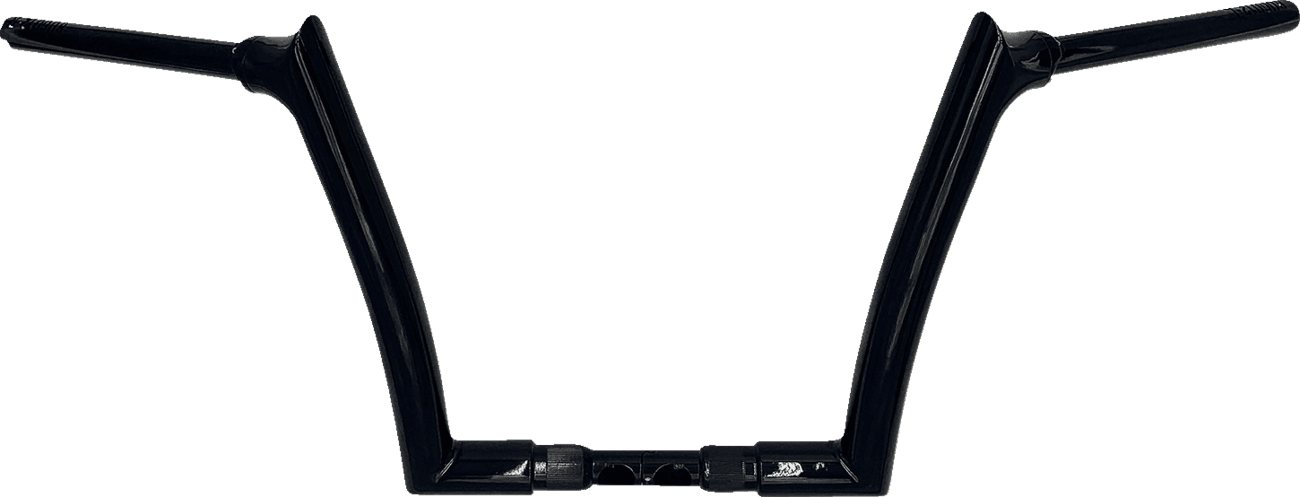 FAT BAGGERS INC. 0601-5780 1-1/2" EZ Install Pointed Top Handlebar - 12" - Black
