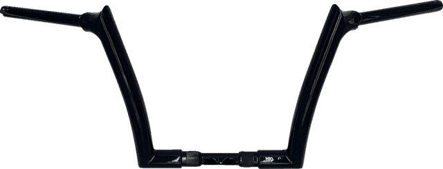 FAT BAGGERS INC. 0601-5780 1-1/2" EZ Install Pointed Top Handlebar - 12" - Black