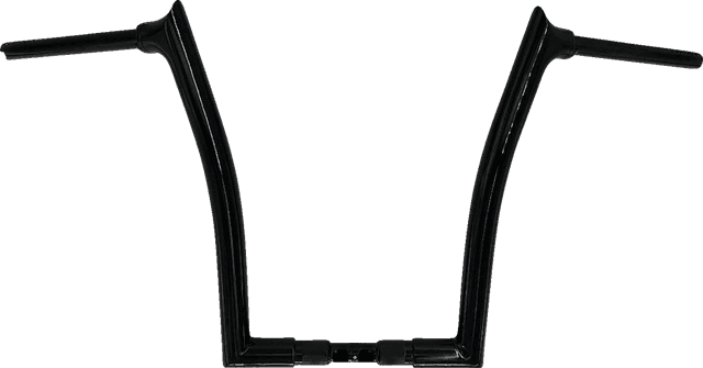 FAT BAGGERS INC. 0601-5782 1-1/2" EZ Install Pointed Top Handlebar - 16" - Black