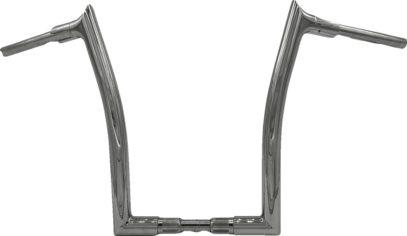 FAT BAGGERS INC. 0601-5785 1-1/2" EZ Install Pointed Top Handlebar - 16" - Chrome