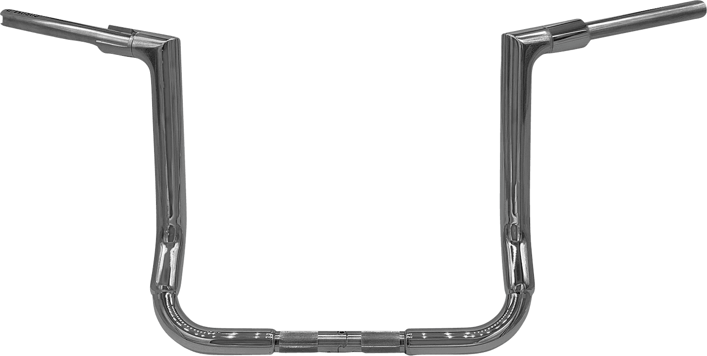 FAT BAGGERS INC. 0601-5790 1-1/2" EZ Install Flat Top Handlebar - 14" - Chrome