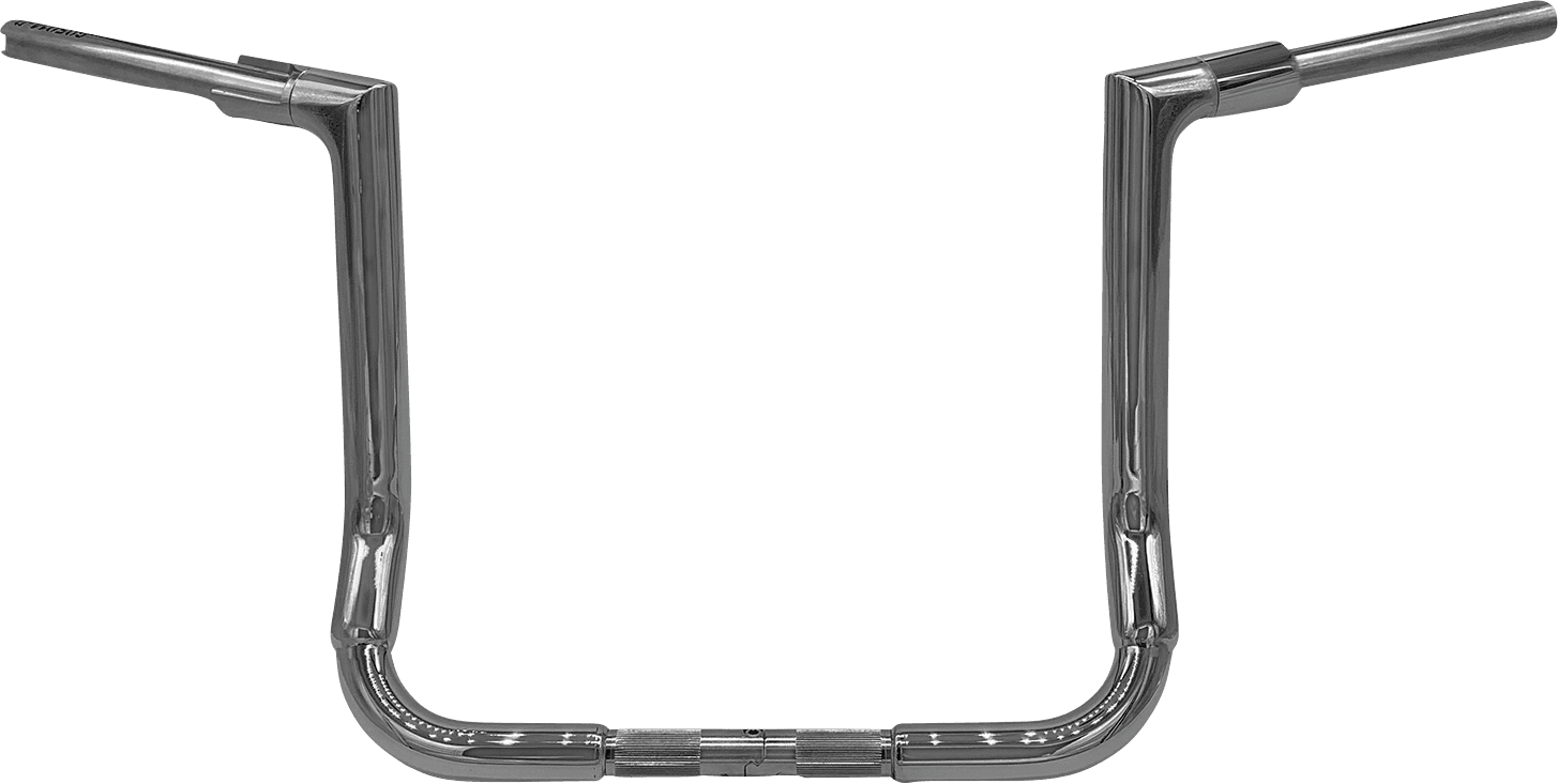 FAT BAGGERS INC. 0601-5790 1-1/2" EZ Install Flat Top Handlebar - 14" - Chrome
