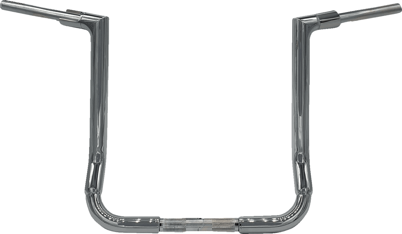 FAT BAGGERS INC. 0601-5791 1-1/2" EZ Install Flat Top Handlebar - 16" - Chrome