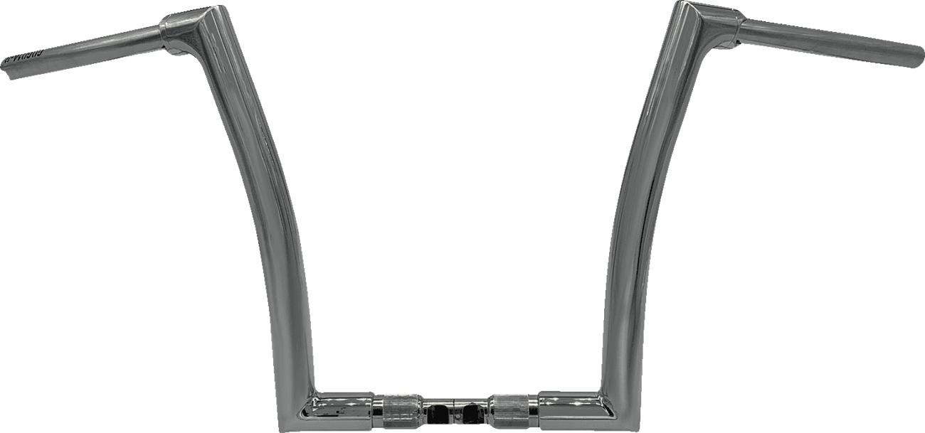 FAT BAGGERS INC. 0601-5796 1-1/2" EZ Install Flat Top Handlebar - 14" - Chrome