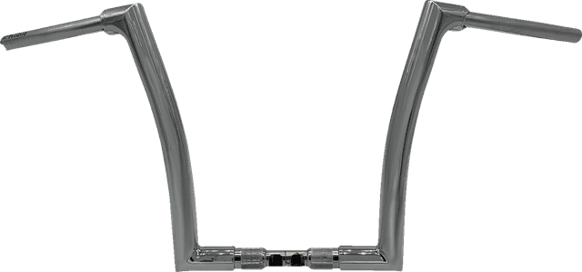 FAT BAGGERS INC. 0601-5796 1-1/2" EZ Install Flat Top Handlebar - 14" - Chrome