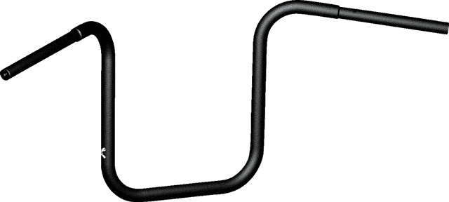 BURLY BRAND 0601-5879 Ape Hanger Handlebar - 12" - Rebel 1100 - Black