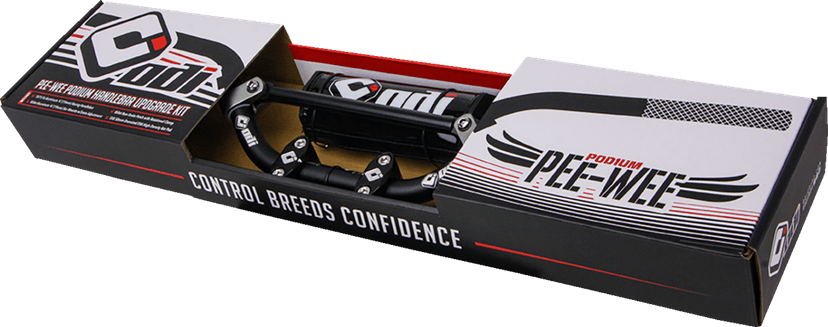 ODI 0601-5885 PeeWee Podium Handlebar Upgrade Kit - Black — image 3 of 3