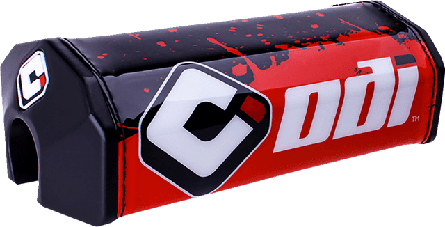 ODI 0601-5907 Oversized Handlebar Pad - Splatter - Red/Black