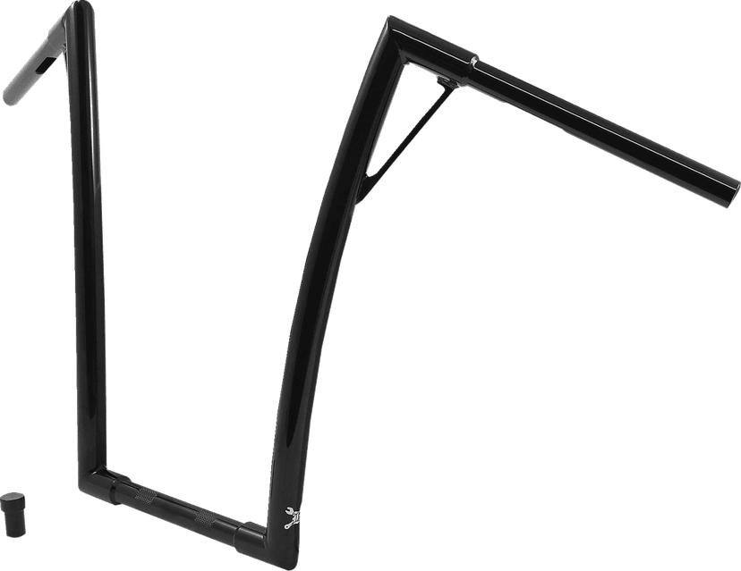 BURLY BRAND 0601-5940 Louie Handlebar - 19" - Black — image 2 of 2