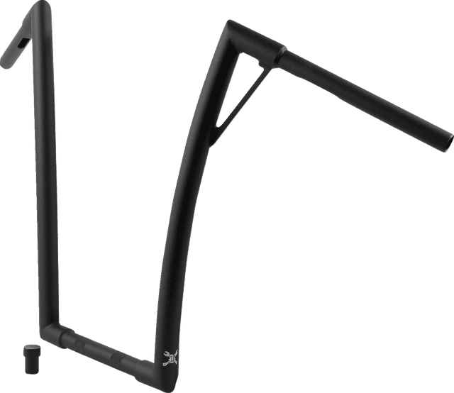 BURLY BRAND 0601-5942 Louie Handlebar - 19" - Textured Black — image 2 of 2