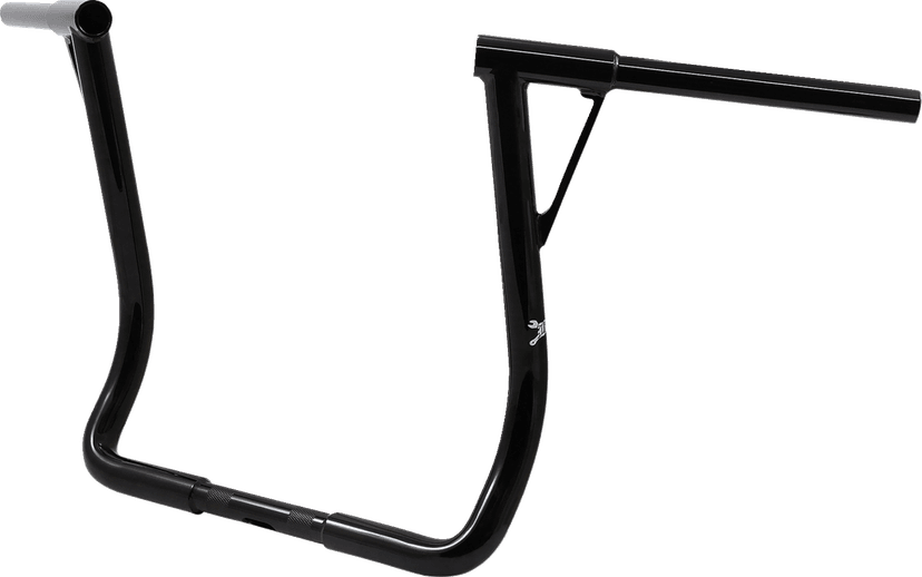 BURLY BRAND 0601-5943 Louie Handlebar - Louie B - 16" - Black — image 2 of 3