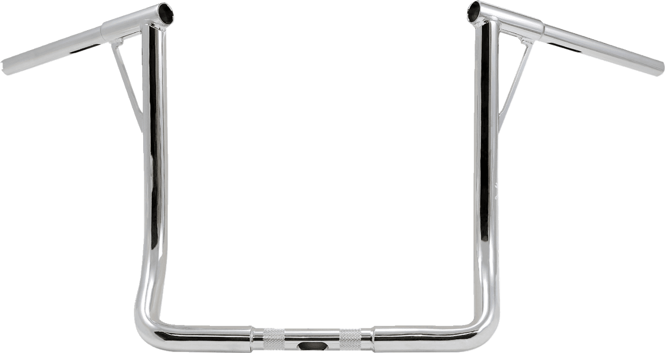 BURLY BRAND 0601-5944 Louie Handlebar - Louie B - 16" - Chrome