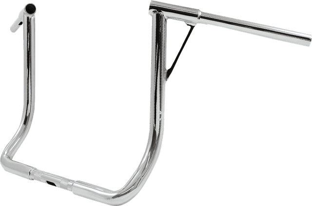 BURLY BRAND 0601-5944 Louie Handlebar - Louie B - 16" - Chrome — image 2 of 3
