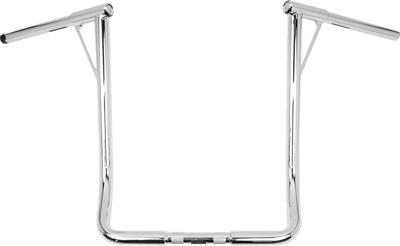BURLY BRAND 0601-5947 Louie Handlebar - Louie B - 19" - Chrome