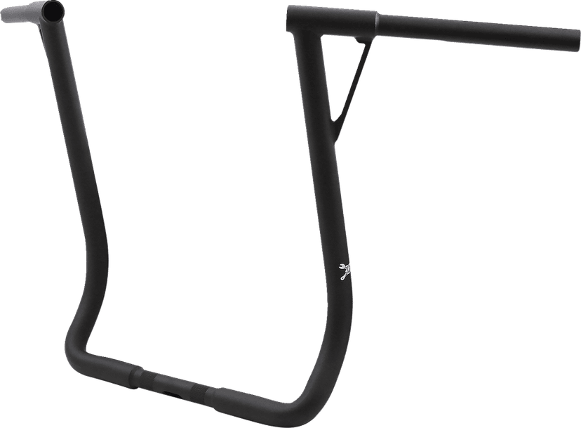 BURLY BRAND 0601-5948 Louie Handlebar - Louie B - 19" - Textured Black — image 2 of 2