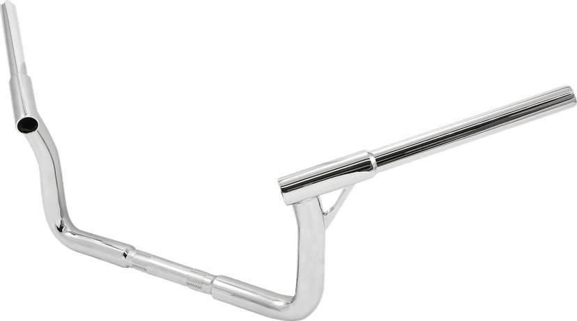 BURLY BRAND 0601-5950 Louie Handlebar - Louie B - 8" - Chrome — image 2 of 3