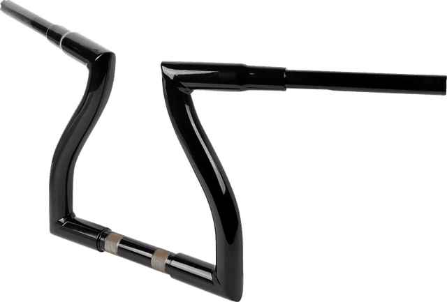 LA CHOPPERS 0601-5972 Thresher Handlebar - 12" - Black — image 2 of 3