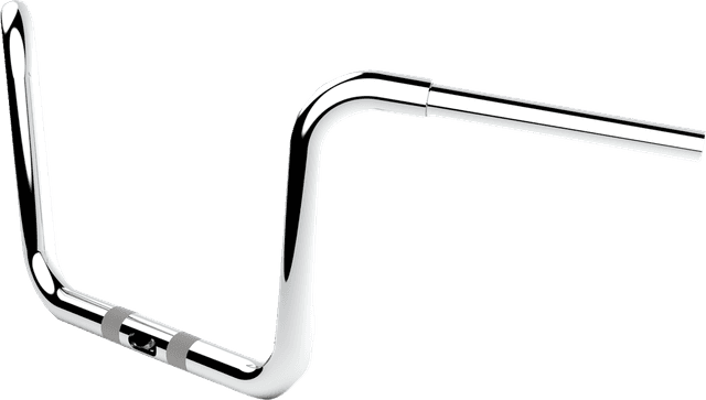 LA CHOPPERS 0601-6218 Handlebar - Twin Round - 10" - Chrome — image 2 of 2