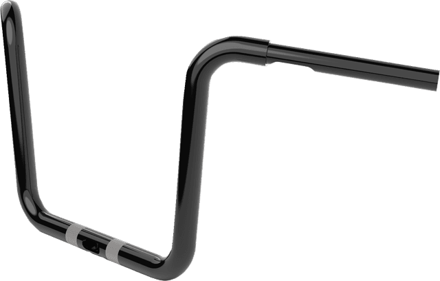 LA CHOPPERS 0601-6221 Handlebar - Twin Round - 12" - Black — image 2 of 2