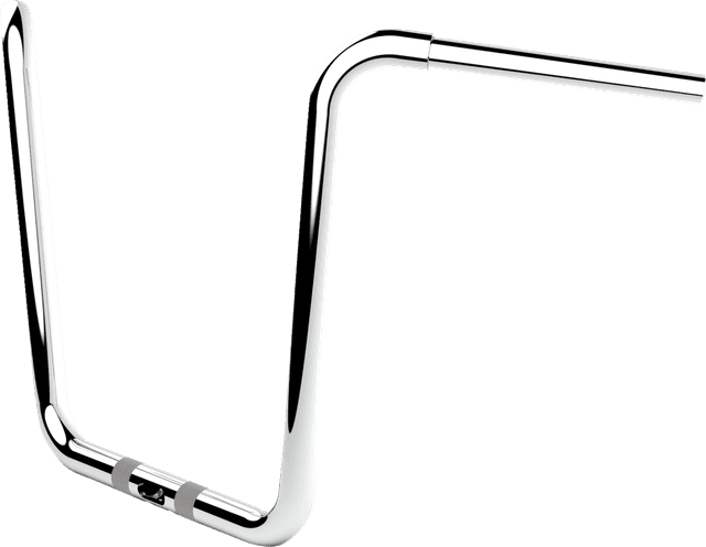 LA CHOPPERS 0601-6224 Handlebar - Twin Round - 16" - Chrome — image 2 of 2