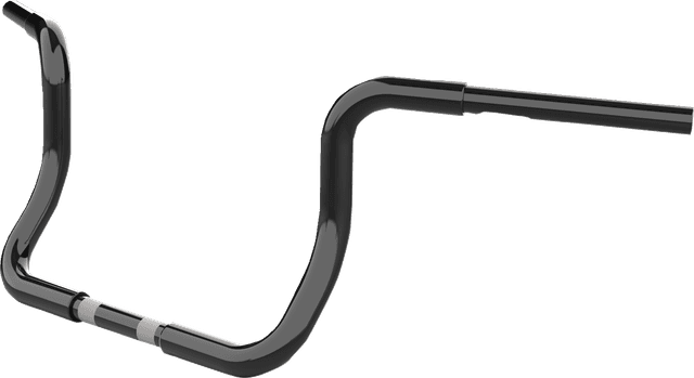 LA CHOPPERS 0601-6229 Handlebar - Twin Round - 10" - Black — image 2 of 2