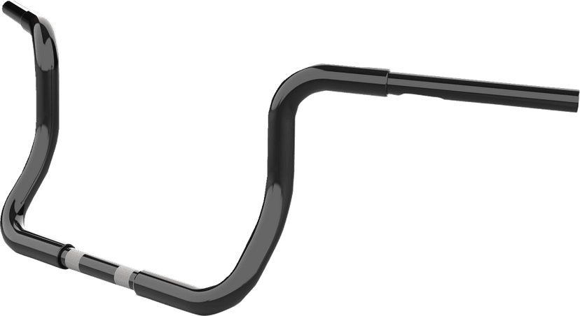 LA CHOPPERS 0601-6229 Handlebar - Twin Round - 10" - Black — image 2 of 2