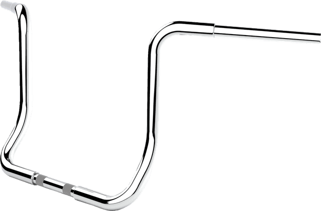 LA CHOPPERS 0601-6232 Handlebar - Twin Round - 14" - Chrome — image 2 of 2