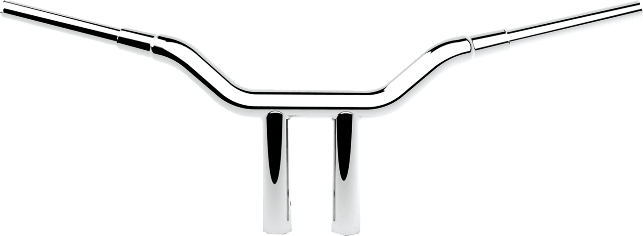 LA CHOPPERS 0601-6265 One-Piece Kage Fighter Handlebar - 10" x 1-1/2" - Chrome