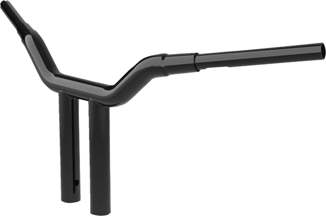 LA CHOPPERS 0601-6268 One-Piece Kage Fighter Handlebar - 12" x 1-1/2" - Black — image 2 of 2