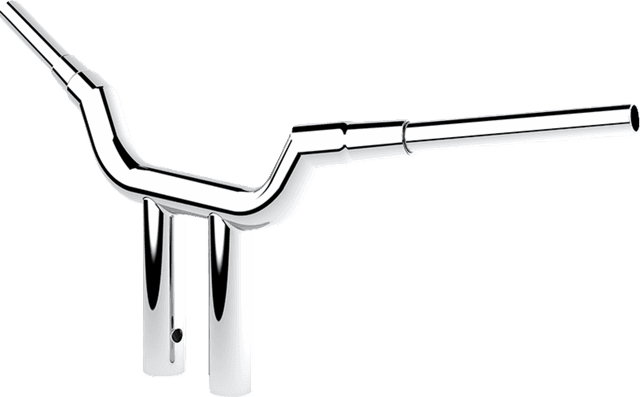 LA CHOPPERS 0601-6273 Valley T-Bar - 10" - Chrome — image 2 of 2
