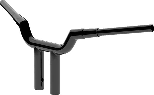 LA CHOPPERS 0601-6274 Valley T-Bar - 10" - Black — image 2 of 2