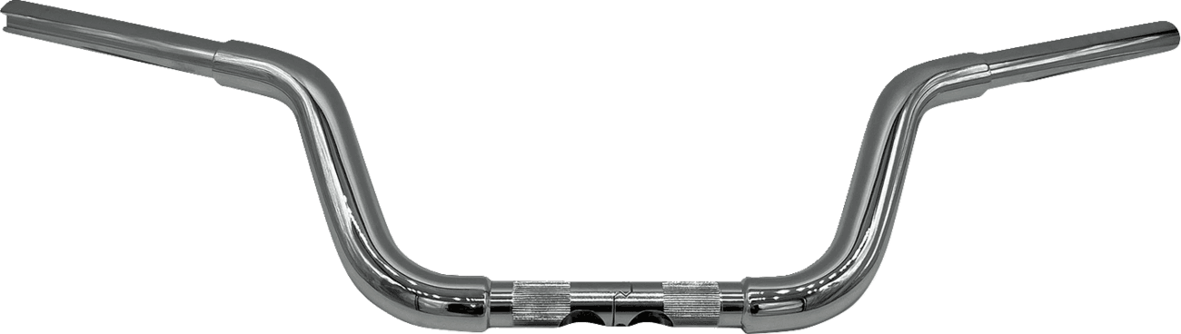 FAT BAGGERS INC. 0601-6328 1-1/4" EZ Install Round Top Handlebar - 8" - Chrome