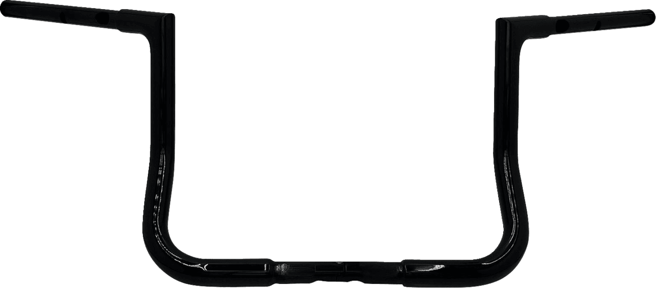 FAT BAGGERS INC. 0601-6336 1-1/4" EZ Install Flat Top Handlebar - 12" - Black