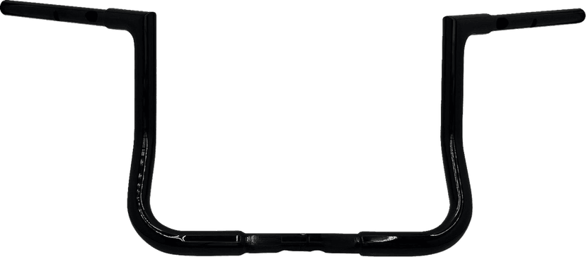 FAT BAGGERS INC. 0601-6336 1-1/4" EZ Install Flat Top Handlebar - 12" - Black